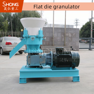 Organic Fertilizer Granulator Machine Flat Film Manure Pelletizer