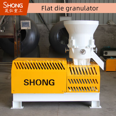5-8 T/H Flat Die Pelletizer Poultry Manure Granular Fertilizer Equipment