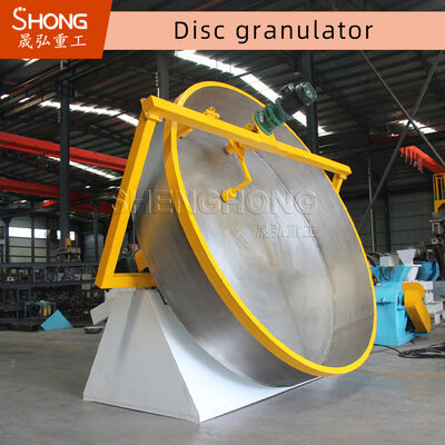 2t/H Disc Granulator Pelletizer Ball Organic Machine Compost Waste