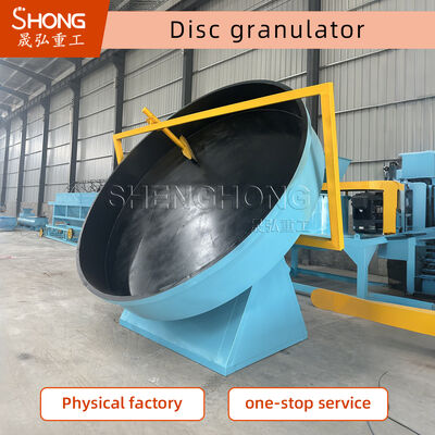 CE Certified Fertilizer Disc Granulator Customizable 2-10mm Granule Size