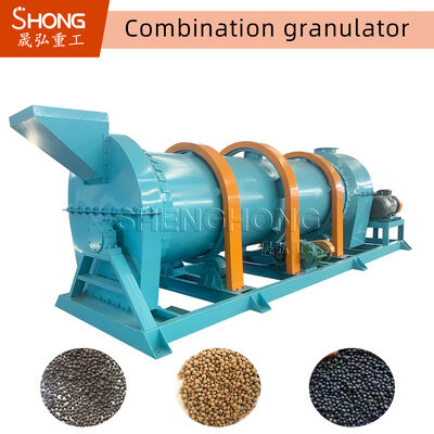 Shenghong Rotary Organic Fertilizer Granulator Machine 1-20 T/H