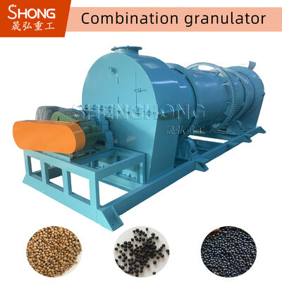 Rotary Drum Stirring Teeth Organic Fertilizer Granulator 3-5ton/hour