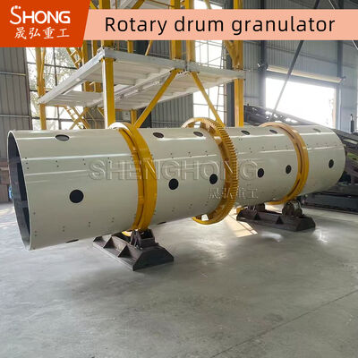 1-3T/H NPK Rotary Drum Granulator for Compound Fertilizer Production