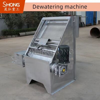 Animal Livestock Manure Dewatering Machine Carbon Steel Made with 500 kgs/h Capacity