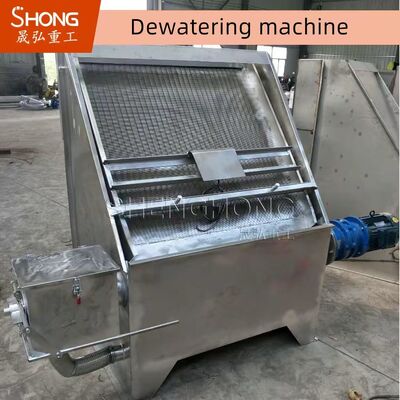 2 Ton / Hour Solid Liquid Separator , Carbon Steel Animal Manure Dewatering Equipment