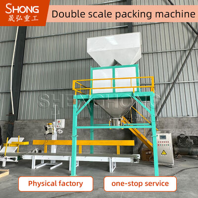 Automatic Fertilizer Packaging Machine with PLC Control System for Granular Fertilizer at 480-600bag/h in Carbon Steel Construction