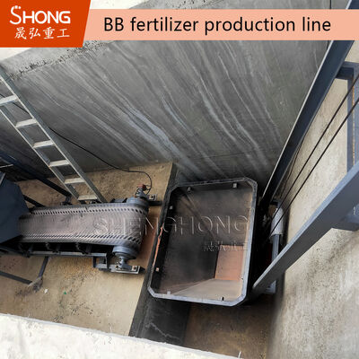 NPK Bulk Blending Fertilizer Production Line with 5-7 Tons Per Hour Capacity, PLC Control System, and Customizable Design