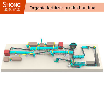 Npk Compost Organic Fertilizer Plant Powder Organic Fertilizer Production Line