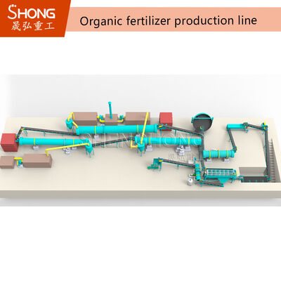 10t/H Organic Fertilizer Production Line for Chicken Manure