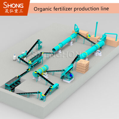 Sheep Manure Organic Fertilizer Production Line Resist Stress Diseases