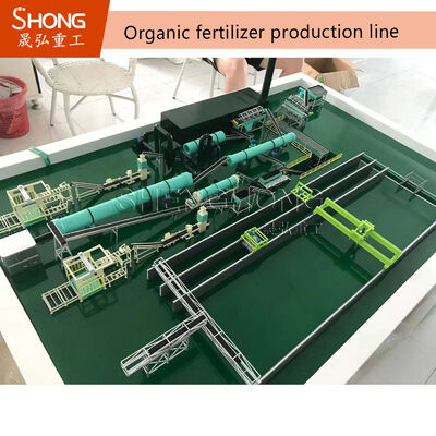 Powder Organic Fertilizer Production Line For Animal Manure Waste