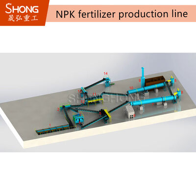 Highly Productive And Customizable NPK Fertilizer Production Line