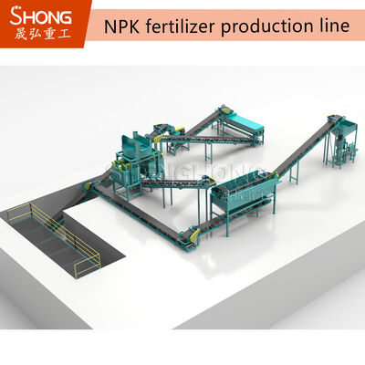 NPK Fertilizer Making Plant Single Or Compound Fertilizer Strip Pellets For Fertilizer Production And Distribution