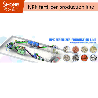 NPK Compound Fertilizer Production Line for Granulated Pellets