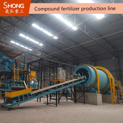 380V Rotary Drum Granulator Machine for NPK Fertilizer 3-8mm