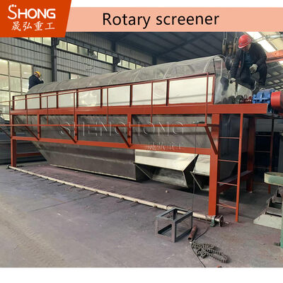 Vibratory Screening Machine 1.2x4m for 2-10mm Granules 98% Granulation Rate