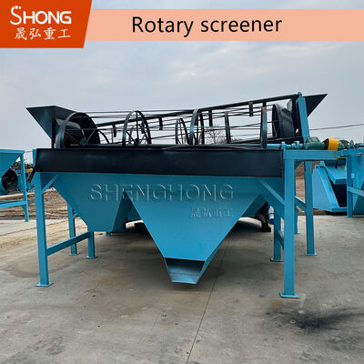 Carbon Steel and Stainless Steel 304 Vibrating Screen Machine with 1 Year Warranty for High Efficiency Screening