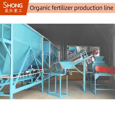 Full Auto Organic Fertilizer Production Line for Raw Material Chicken /Cow Waste