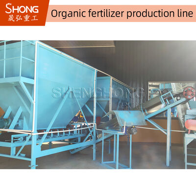 2t/H Manure Sewage Organic Fertilizer Production Line Fermenting