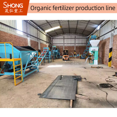 20T/H Organic Pellet Compost Fertilizer Production Line Pig Dung