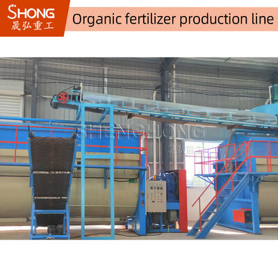 Granular Organic Waste Fertilizer Production Line 20T / H With Low Energy Consumption