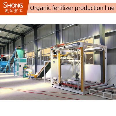 1-20 Tons/Hour Processing Capacity Organic Fertilizer Production Line One Mixing And Stirring Technology