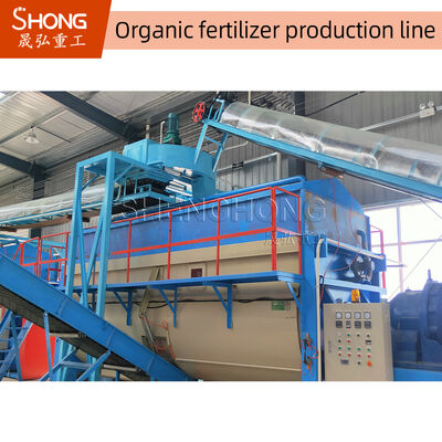 Manure Organic Fertilizer Granulator Production Line Chicken Pig Powder