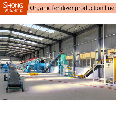 Chicken Manure Organic Fertilizer Drying Production Line High Efficiency