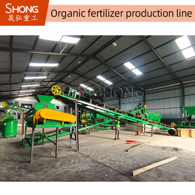 Automatic Organic Fertilizer Production Line Equipment Poultry Manures