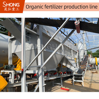 Compost Organic Fertilizer Making Production Line Full Automatic