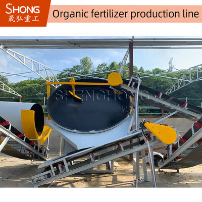 75kw Cow Dung Compound Fertilizer Production Line Composting Crushing