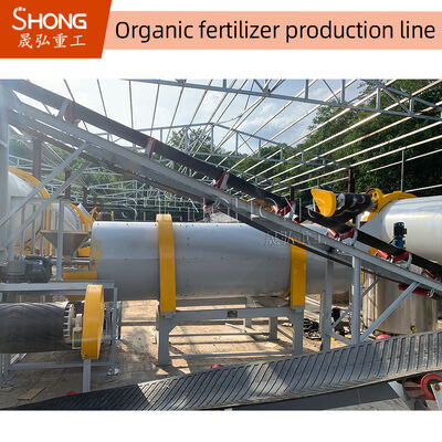 Livestock Manure Organic Fertilizer Production Line 380V organic fertilizer production line