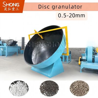 22kw Disk Granulator Organic Fertilizer Manufacturing Plant with 5-7 ton/hour Capacity and Ball Shape Granules