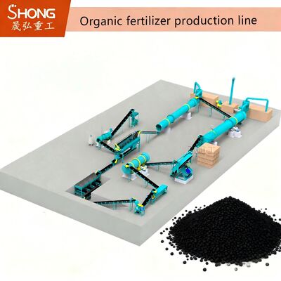 High Capacity Eco-Friendly Energy Saving Organic Fertilizer Production Line for Complete Organic Fertilizer