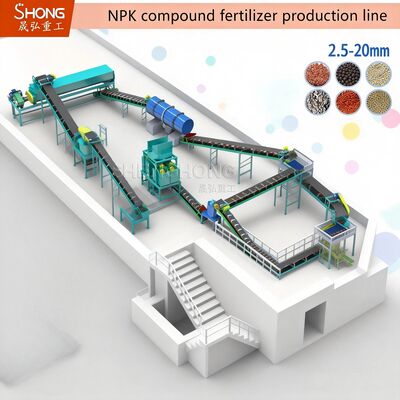 Roll Extrusion Granulator for NPK Fertilizer Production Line with 9-10t/h Capacity and Oval Shape Granules via One-time Extrusion Molding