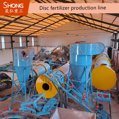 Organic Fertilizer Granulator Pan Disc Granulator with Ball Shape Granules 1-2 T/h Capacity and Engineer Available Service Overseas