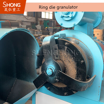 Organic Fertilizer Granulator and Manure Pelletizer with 3-10mm Granular Dia, 2%-4% Material Moisture, and Extruder Method