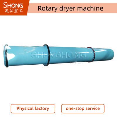 Industrial Rotary Drum Dryer with 2-5° Inclination and 50-600℃ Temperature Range for Mining and Chemical Industries