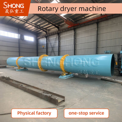 Phosphorus Treatment Rotary Drum Dryer with 50-600℃ Temperature Range and 8r/min Speed for Efficient Drying