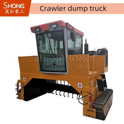 Diesel Oil Type Crawler Turner with Automatic Temperature Control and 1000-1300mm Turning Height for Efficient Fermentation Compost Equipment