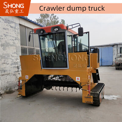 Automatic Crawler Type Compost Turner Machine with Hydraulic Lifting and Brand-Name Diesel Engine
