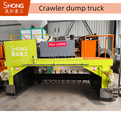 50 T/H Capacity Self-Propelled Compost Windrow Turner For Animal Dung Organic Fertilizer Production Line