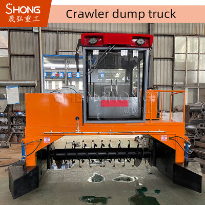 FD 3000 Crawler Fermentation Turning Machine with Hydraulic Operation, Adjustable Height, and High-Horsepower Diesel Engine for Efficient Compost Turning