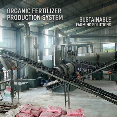 China Chicken Manure Organic Fertilizer Production Line with Fermentation System for 1-20 Thousand Tons per Year