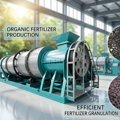 380V Durable Chicken Pig Manure Organic Fertilizer Granulator Production Line with 12 Months Guarantee