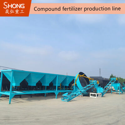 5t/h Capacity Rotary Granulator for NPK Compound Fertilizer with 100,000 Tons Annual Output