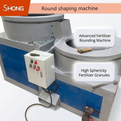 High Efficiency Fertilizer Granule Rounding Machine with High Sphericity Rate for Continuous Operation and Energy Savings