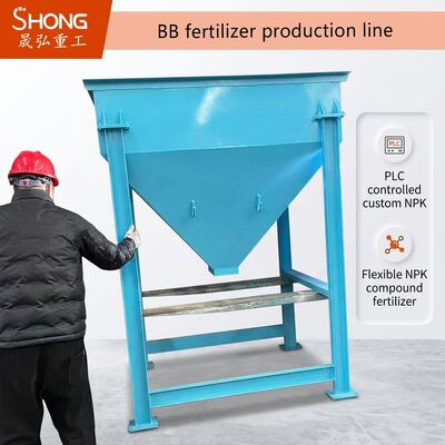 PLC Automated Control BB Fertilizer Production Line for 10-30 Tons Per Hour with Uniform Nutrient Blending