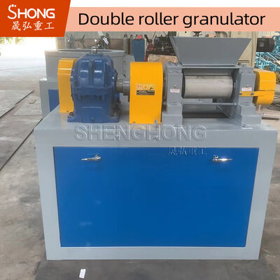 Customized 18.5KW Double Roller Granulator for 2.5-20mm Compound Fertilizer Granules