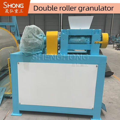 Double Roller Granulator with 1.5-2.5 t/h Capacity and 85% Ball Forming Rate for Carbon Steel Compound Fertilizer Production